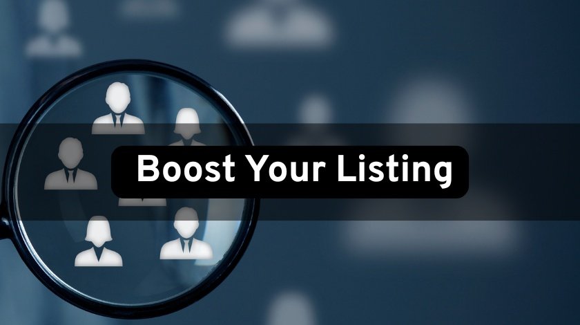 boosting your listings